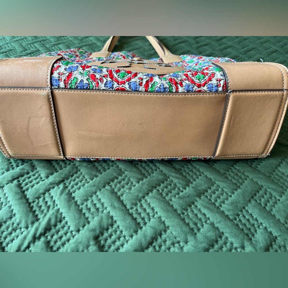 Tory Burch Tan Tote Bag with Structured Design - Picture 2 of 8